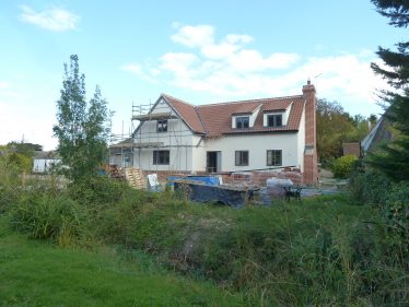 P1150023 By the beginning of 2017 a new house was being built on the site of Lydia's bungalow at no 13. | Tim Gane
