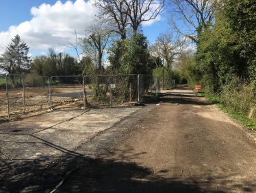 Work starts on the construction of 6 houses on the site of the old scrapyard in 2021. | Tim Gane