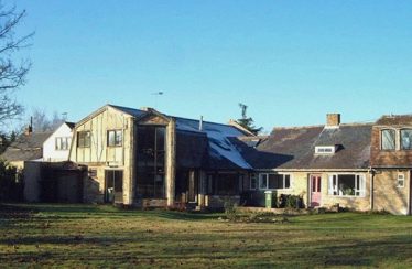 The old Wesleyan Methodist Chapel from the rear after its conversion into a private dwelling by Ken Kefford in the late 1970s | Photograph by Maurice Prové