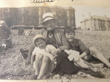 (4) Michael and John with their aunt, Fanny Maria Haswell | Photograph supplied by the Walford family