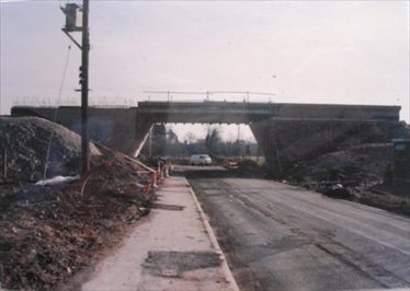 A10 bridge under construction | Meldreth WI