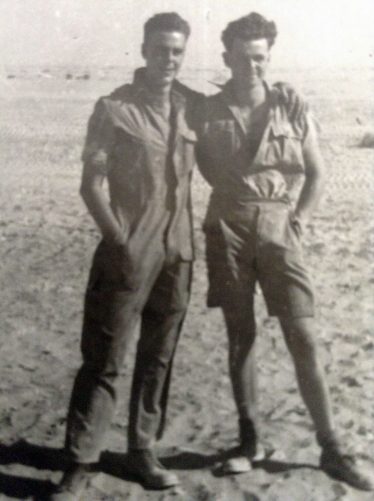 (7) John and Michael Walford during WW2 | Photograph supplied by the Walford family