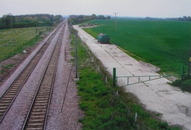 All that remains today of the siding and roadway where the ambulance trains once stood to offload the wounded soldiers All that remains today of the siding and roadway where the ambulance trains once stood to offload the wounded soldiers | Tim Gane