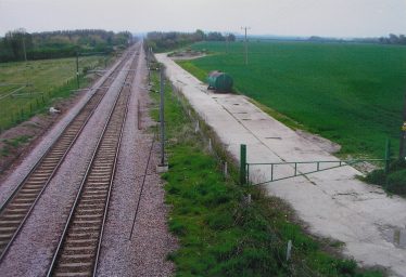 All that remains today of the siding and roadway where the ambulance trains once stood to offload the wounded soldiers | Tim Gane