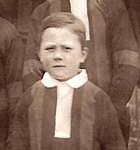 Albert Kitchener Walbey Albert Kitchener Walbey aged 10, pictured in the Meldreth School Rugby Team | Photograph supplied by Ann Handscombe.