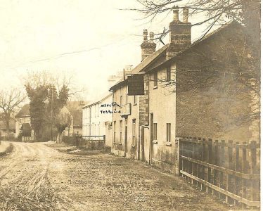 Allerton Terrace, Nina and Herbie's first home in Meldreth | Robert H Clark postcard supplied by Brian Clarke