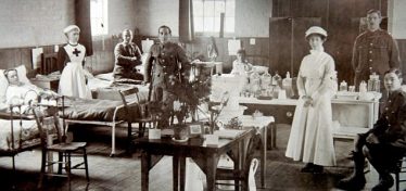 The Auxiliary Hospital, Shepreth Village Hall, First World War | Daily Mail online, January 2011