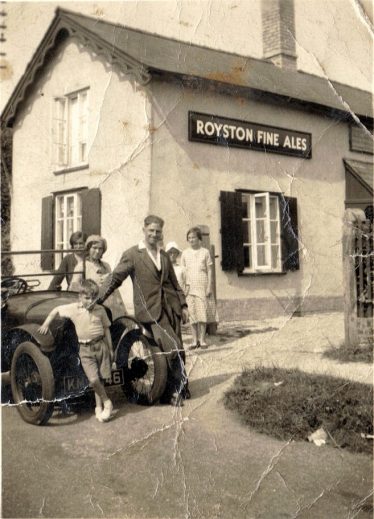 John (in the white hat) and Sylvia outside the British Queen around 1930 | Chris Duguid