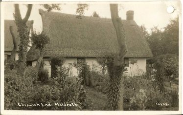 Chestnut Cottage, Chiswick End ~1925 | Bell Postcard