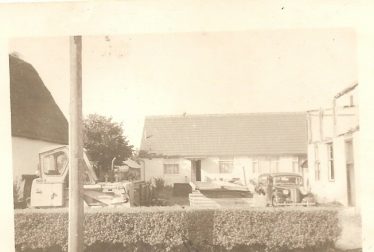Bungalow at back of Hope Folly during demolition Bungalow at back of Hope Folly during demolition | Hilary Worboys nee Ridout