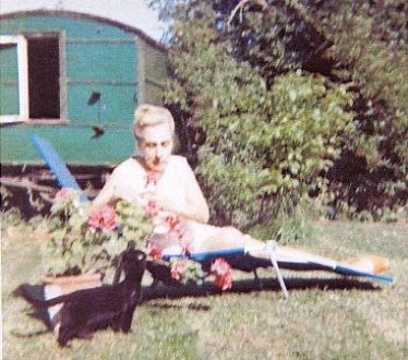 Jo Rathbone in her garden at Hawkesbury Court, North End, Meldreth. | Photo supplied by Hilary Jeffreys