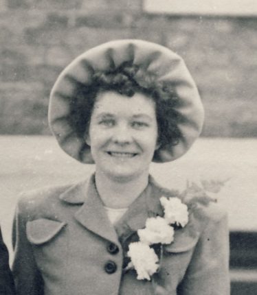 Kath Huggins on her wedding day in 1949 | Courtesy of Kath Huggins