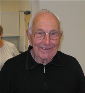 Keith pictured at MLHG Coffee Morning in 2007 Keith Jacklin pictured at MLHG Coffee Morning in 2007. You can hear his memories of the farm in the audio clip at the top of this page. | Photograph by Tim Gane
