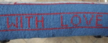 Detail from Jane Cameron's kneeler