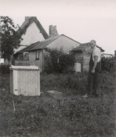 'Mac' Kefford in the back garden of Fordham's Cottage ~1950s | Freda Kefford