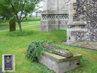 Benchmark at Melbourn Church | Iain R Macaulay 2007