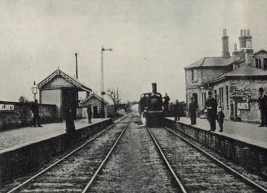 Meldreth Station 1880. This is the earliest photo we have of Meldreth Station and clearly shows the road bridge in the distance. Meldreth Station 1880. This is the earliest photo we have of Meldreth Station and clearly shows the road bridge in the distance. | The Railway Magazine, September 1952, page 580