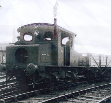 Modified photograph of the Gaston Moyse Locomotive as remembered by Ken Winter and Brian Pepper.  Note the circular windows, higher roof and vertical exhaust | John King, Ken Winter and Brian Pepper