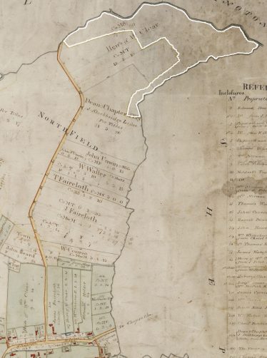 Northfield: possible first recorded site for coprolite digging in Cambridgeshire | Meldreth Inclosure Map 1820  Cambridgeshire archive service - ref. croc.ma.Q_RDc34