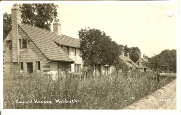 The house in North End where Lewis and Emily Harrup lived | Bell's Postcard from the 1920s, supplied by Ann Handscombe