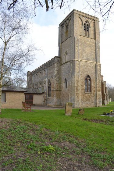 The north side of Holy Trinity Church where Georgina Rodgers was buried | Photograph by Kathryn Betts, March 2011