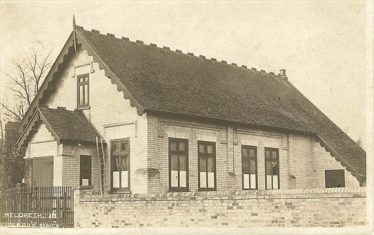 The Parish Room, which stood in North End, c.1900 | RH Clark postcard supplied by Ann Handscombe