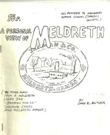Copy of original cover of Part One of Sarah Butler's book Copy of original cover of Part One of Sarah Butler's book | Supplied by Ann Handscombe