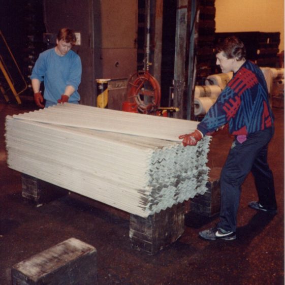 Step 9 Sorting and Stacking the Finished Sheets Step 9 Sorting and Stacking the Finished Sheets | Photo courtesy of Linda Clarke