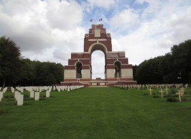 Thiepval Memorial to the Missing of the Somme | Photograph by Kathryn Betts, October 2014