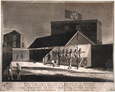 The Treadmill at Brixton Prison, 1822. | londonsoldestprison.wordpress.com