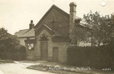 The Wesleyan Chapel, North End, 1920s | Bell's Postcard supplied by Ann Handscombe